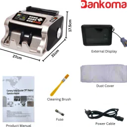 BANKOMAT Mix Value Premium Quality Machine with Fake Note Detection, Batch Mode & Fast Note Counting Machine image 3