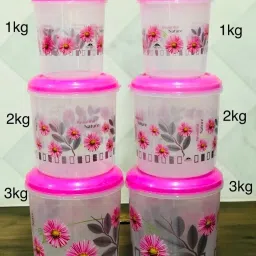 Plastic Grocery Container - 3 L, 2 L, 1 L-0
