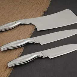 Stainless Steel Multipurpose Vegetable & Meat Cutter Chopping Knife Stainless Steel Table Knife-image-57
