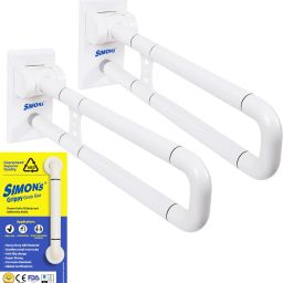 Grippy Flip-Up Nylon and SS304 Grab bar for Elderly Shower Grab Bar-image-28
