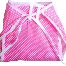 v.b.k Baby Nappy (Langot), Printed, Cotton Material, Set Of 12, Random Print and Color image 2