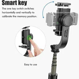 Jaggo Lal Q08 Gimbal- 3 Axis Stabilizer 3 Axis Gimbal for Mobile image 4