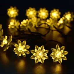 36 LEDs 8.26 m Gold Flickering Flower Rice Lights-picture-12