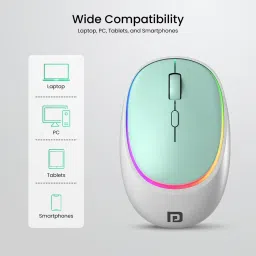 Portronics Toad IV Bluetooth mouse with 2.4 GHz Wireless, Rechargeable, Connect 3 Devices Wireless Optical Mousewith Bluetooth image 5