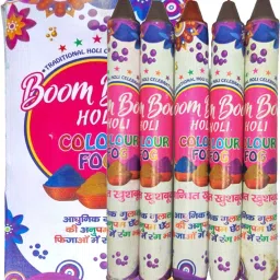 Holi Rainbow Smoke Fog Air Color Gulal Party Celebration Holi Color / colors Holi Color Powder Pack of 5-image-3