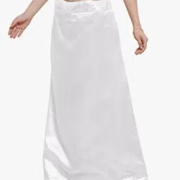 house of common White satin petticoat Pure Satin, Pure Silk Petticoat-image-80