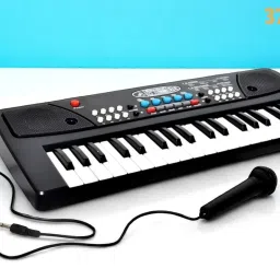 X46 Keys Piano Toy with Microphone, USB Power Cable & Sound Recording Best Birthday Gift for Boys and Girls Musical Instruments Analog Digital Piano-picture-34