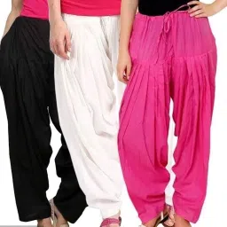 Cotton Blend Solid Patiala-image-43