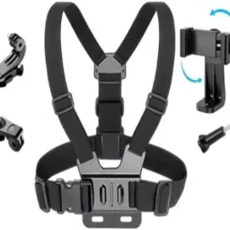 CHG Mobile Phone Chest Strap Mount Chest Harness Holder for VLOG/POV Strap121 Strap-7