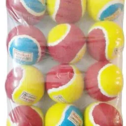 HV-Sports tennis ball (Pack of 12, Multi Colour) Tennis Ball-image-47