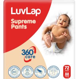 Supreme Diaper Pants Medium (MD) 7 to 12Kg, 72 Pcs - M-image-55