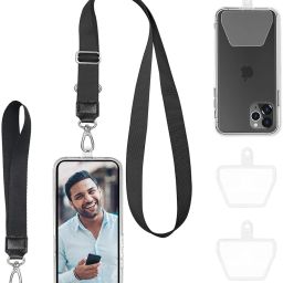 HANNEA Phone Lanyard Phone Hand Strap Set Phone Neckstrap for All Phone Case Adjustable Strap-picture-30