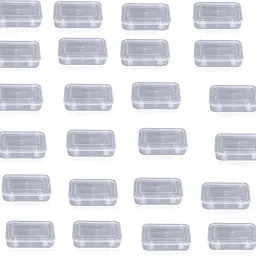 Mini storage plastic box for medicines jewellery set of 24 Boxes Storage Box-11