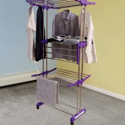 Steel, Plastic, Aluminium Floor Cloth Dryer Stand Elephant Sizeheavy Duty Cloth Dryer Size 5.8FT In 12 Month Warranty Cloth Stand-23