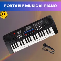 Piano Keyboard with Mic, 37 Keys 8 Tones Portable Electronic Toy For kidsW472 Piano Keyboard with Mic, 37 Keys 8 Tones Portable Electronic Toy For kidsH472 Analog Portable Keyboard-38