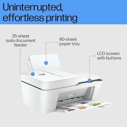 HP DeskJet Ink Advantage 4178 Multi-function WiFi Color Inkjet Printer with Voice Activated Printing Google Assistant and Alexa image 4