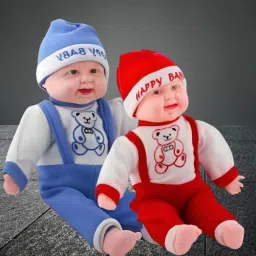 Combo Pack of 2 Laughing Music Dolls For Kids-12
