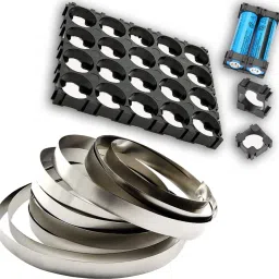 HUBX COMBO NICKLE METAL STRIP 1 METER AND 18650 3.7V LITHIUM BATTERY SPACER- 20 PCS-image-10