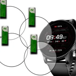 DOWRVIN Tempered Glass Guard for BOAT LUNAR DISCOVERY 3.5 SMART WATCH TEMPERED GLASS ( PACK OF 4)-12