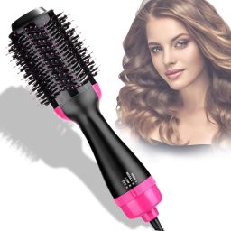 SANGAM 3 in 1 Styling Brush Staler , Hair Straightener Curler Brush for All Hairstyle Personal Care Appliance Combo-image-14
