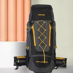 impulse Loops Trekking Hiking Camping Outdoor Camps Luggage Bags with Rain Cover Rucksack - 75 L-picture-33