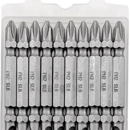 xdlb PH2 Heavy Duty Good Quality Most Running 10Pcs Drill Bit Set for screwdriver Purpose PH2 Bit Set (+)(-) Screwdriver Bit Set image 2