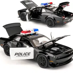 1:32 Scale Dodge Charger Police Toy Model Car for Kids Die cast Model Car-image-84