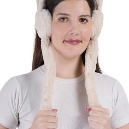 Winter Funny 1 Grey Head Phone Moving Air Pump Earmuff for Girls/Women's Ear Muff-picture-47