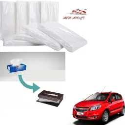 Car Tissue Box Refiller facial tissue (Pack of 10,100 pulls 2 ply,TISSUE REFILL ONLY) For Chevrolet Sail Hatchback Vehicle Tissue Dispenser-image-7