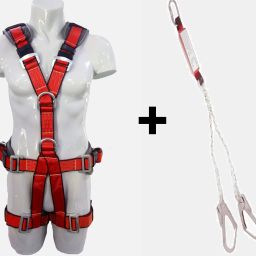 FBH-56 Tower Climbing Harness/Spider Harness with Lanyard Safety Harness-picture-19