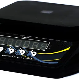 Skeisy BALCK BAL 10KG CAPACITY UP TO 10KG AND RECHARGABLE BATTERY WITH ADAPOTR(BALCK) Weighing Scale-image-9