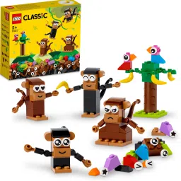 Classic Creative Monkey Fun (135 Blocks) Model Building Kit-image-25