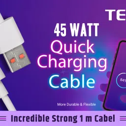 Tecno Type C 1 m 45 Watt Cable Model no. C050-A-image-27