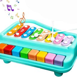 Melodious Musical Xylophone Piano Toy 8 Multicolored Keyboard Piano for Toddlers-image-15