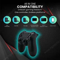 HG WORLD Playstation Dualshock 4 Joystick Wireless for PS4 With USBCable Gamepad Motion Controller image 3