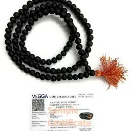 8mm Karungali Mala With Lab Certificate Wood Necklace-image-60