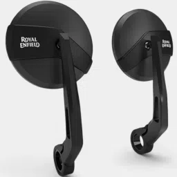Manual Dual Mirror, Driver Side, Rear View Mirror For Royal Enfield Classic 500, Classic 350, Universal For Bike-17