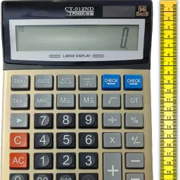 amigo C 14 Digit Dual Powered Business/Commerce Calculator CTLZEN for Office & Home CT912ND FinancialCalculator image 2