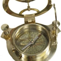 Solid Brass Sundial Compass 3 inche Compass-picture-39