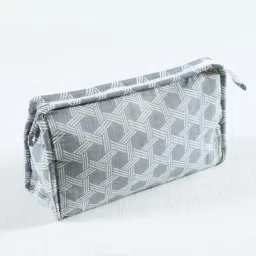 Women Khaki, Grey Cosmetic Bag-image-31
