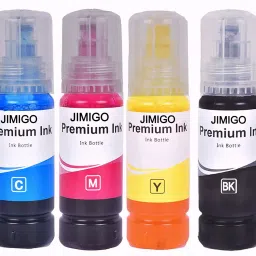 JIMIGO Ink Refill for EP 001 , 003 , L3200 , L3210 , L3211 , L3215,L3216,L3250,L3252 Black + Tri Color Combo Pack Ink Bottle-image-36