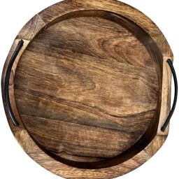Vintage Farmhouse Wooden Serving Tray Tray Serving Set-18