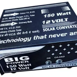 ERHIndia 12v Dc to 220v Ac Converter Mini Car Inverter 150 Watt Ranaji Converter Combo Set-23