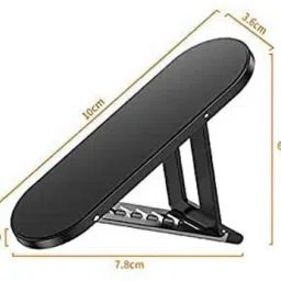 Amulakh Mini Laptop Stand Fixed Foldable Computer Cooling Base Notebook 1 Pair 1 Laptop Stand image 3