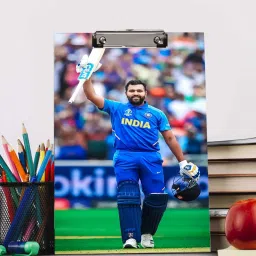 Rohit Sharma 1 Digital reprint examination pad school collage Size 14x10 inch-picture-44