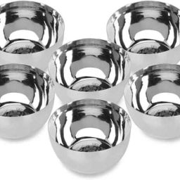 Stainless Steel Vegetable Bowl STAINLESS STEEL BOWL ( WATI 06 PC ) Disposable-image-24