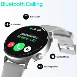 Ambrane Wise-roam 1.28" Full HD display,bluetooth calling and complete health tracking Smartwatch image 2