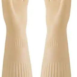 Household Reusable Waterproof Kitchen DishWashing Cleaning Rubber Gloves Wet and Dry Glove-image-60