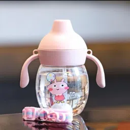 Little Baby Sipper/ Sippy Cup 300ml, Anti-Spill Soft Silicone Spout, 6m+-picture-28