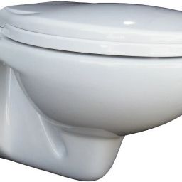 Mini White Wall Mounted Closet Mini with Seat Cover Western Commode-11